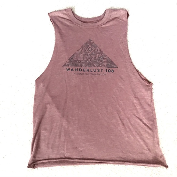 Wanderlust Tops - Wanderlust 108 Brown Organic Cotton Muscle Tank-XS